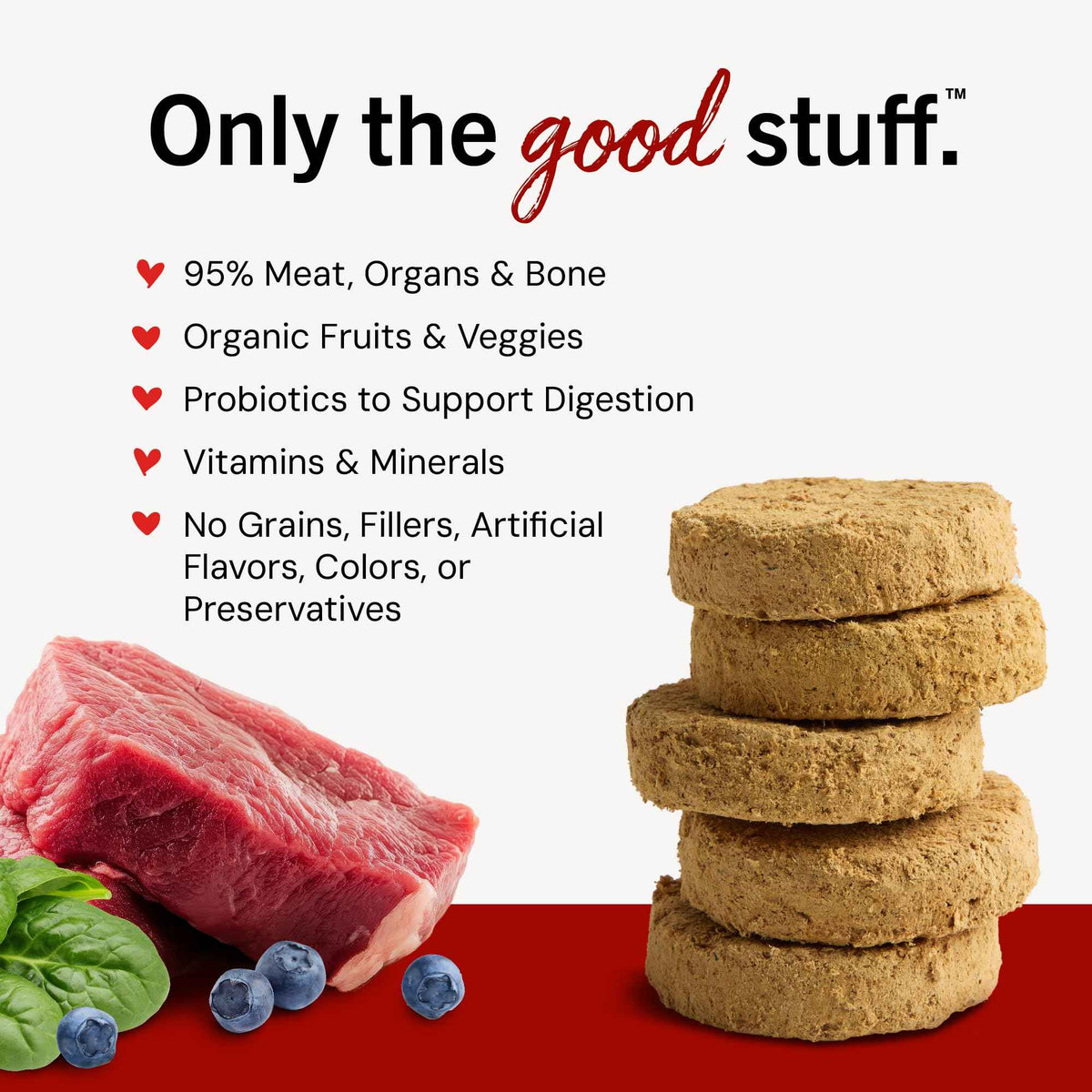 Stella & Chewy’s Freeze Dried Raw Dinner Patties – Grain Free Dog Food, Protein Rich Remarkable Red Meat Recipe – 396g Bag 🍁 All In One Marketplace Canada