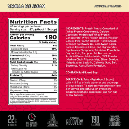 BSN SYNTHA-6 Premium Protein Powder Matrix: Whey Protein + Micellar Casein + Milk Protein Isolate, 2.270g - Vanilla Ice Cream, 48 servings (packaging may vary) 🍁 All In One Marketplace Canada