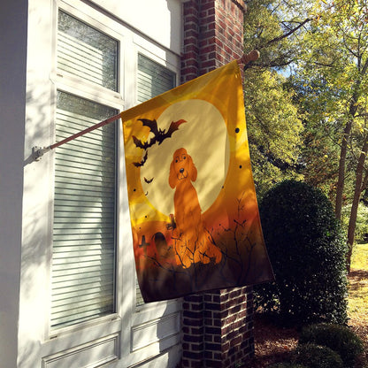Caroline's Treasures BB4330CHF Halloween Irish Setter Flag Canvas House Size, Large, Multicolor