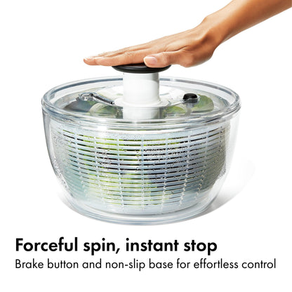 OXO Good Grips Good Grips Salad Spinner, 10.25-Inch Clear 🍁 All In One Marketplace Canada
