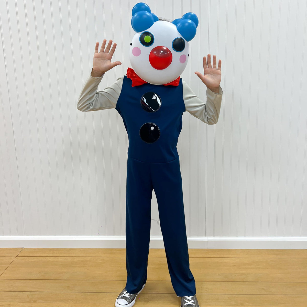 Clowny Kids Costume, Official Piggy Halloween Costume with Mask, Child Size (7-8)