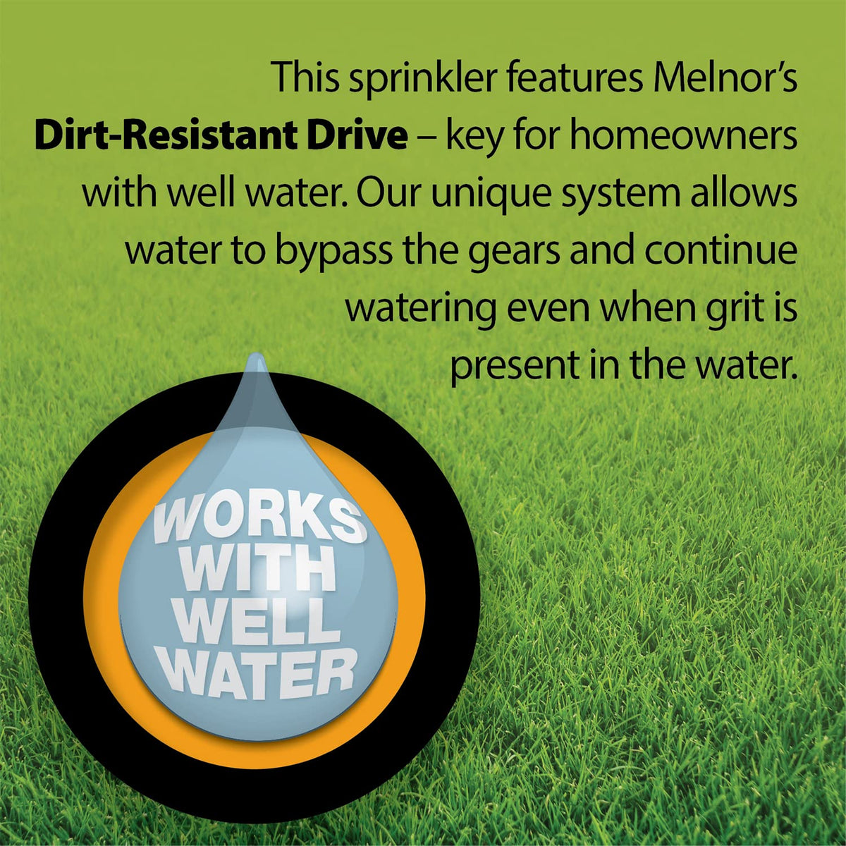 Melnor 65154AMZ XT Turbo Oscillating Sprinkler, Metal Base, 4,500 sq. ft., Quick Connect Bundle, 3-Way Adjustable, Black, Yellow 🍁 All In One Marketplace Canada