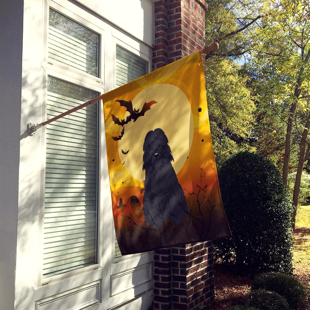 Caroline's Treasures BB4340CHF Halloween Bouvier des Flandres Flag Canvas House Size, Large, Multicolor