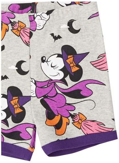 Disney | Marvel | Star Wars Girls' Pajama Set, Minnie/Halloween, 10