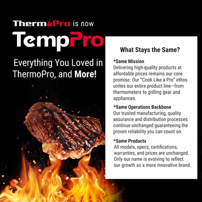 TempPro TP30 Infrared Thermometer Gun, Laser Thermometer for Cooking, Pizza Oven, Griddle, Engine, HVAC, Temperature Gun with Adjustable Emissivity & Max Measure -58°F ~1022°F (Previously ThermoPro) 🍁 All In One Marketplace Canada