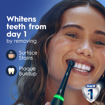 Oral-B iO6 Electric Toothbrush, for a Deep Clean and Whiter Teeth, Black Lava, Rechargeable Electric Toothbrushes, iO Series 6 with 1 Power Toothbrush, 1 Brush Head, and 1 Travel Case 🍁 All In One Marketplace Canada