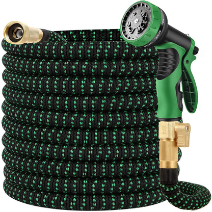 200 FT Garden Hose Expandable Hose - All New 2026 Flexible Water Hose with 10 Functions Spray Nozzle - Car Wash Hose with Solid Brass Connector, Leakproof Lightweight Expanding Pipe for Yard,Outdoor 🍁 All In One Marketplace Canada