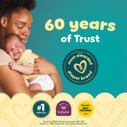 Pampers Swaddlers Diapers, Size 2 (10-22 lbs), 84 Count, Absorbent, Keeps Baby Dry and Comfortable, Skin Safe Disposable Baby Diaper 🍁 All In One Marketplace Canada