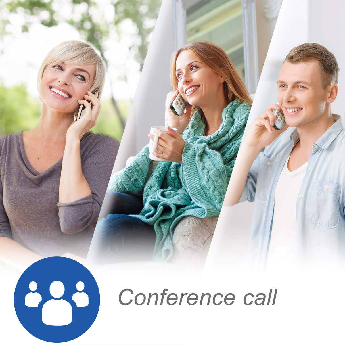 AT&T DECT 6.0 2 Cordless Phones with Caller ID, Handset Speakerphones, White and Grey 🍁 All In One Marketplace Canada