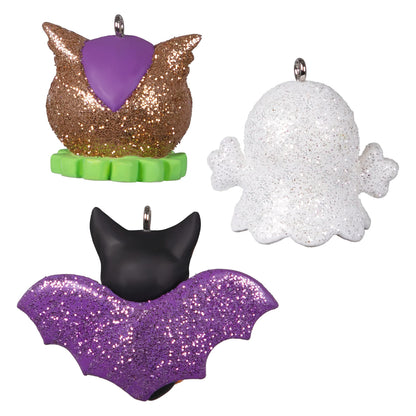 Hallmark Keepsake Miniature Christmas Ornament 2022, Vintage Halloween Cuties, Mini Set of 3
