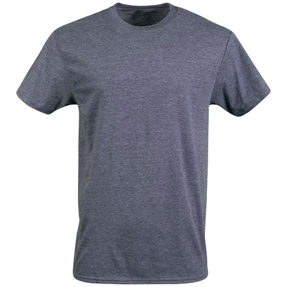 Gildan Men's Crew T-Shirts, Multipack, Style G1100, Navy/Heather Navy/Indigo Blue (5-Pack), Medium 🍁 All In One Marketplace Canada