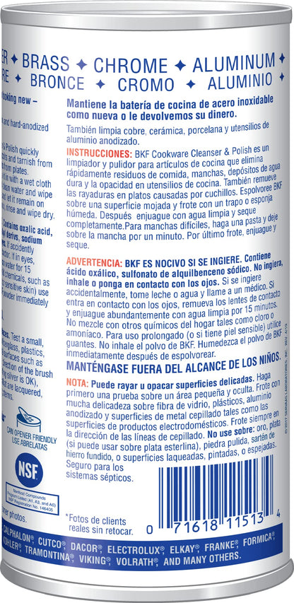 Bar Keepers Friend Superior Cookware Cleanser & Polish | 12-Ounces | 1-Unit 🍁 All In One Marketplace Canada