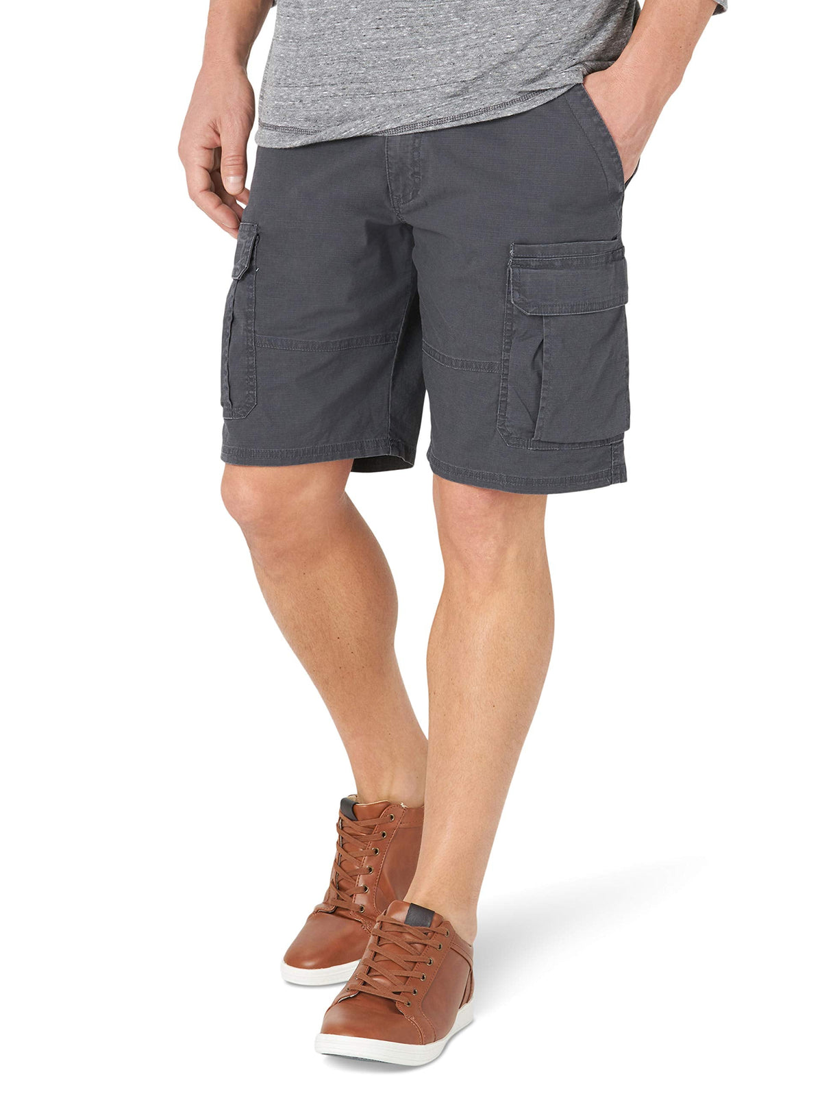 Wrangler Authentics Men's Classic Cargo Stretch Short, Anthracite, 42 🍁 All In One Marketplace Canada
