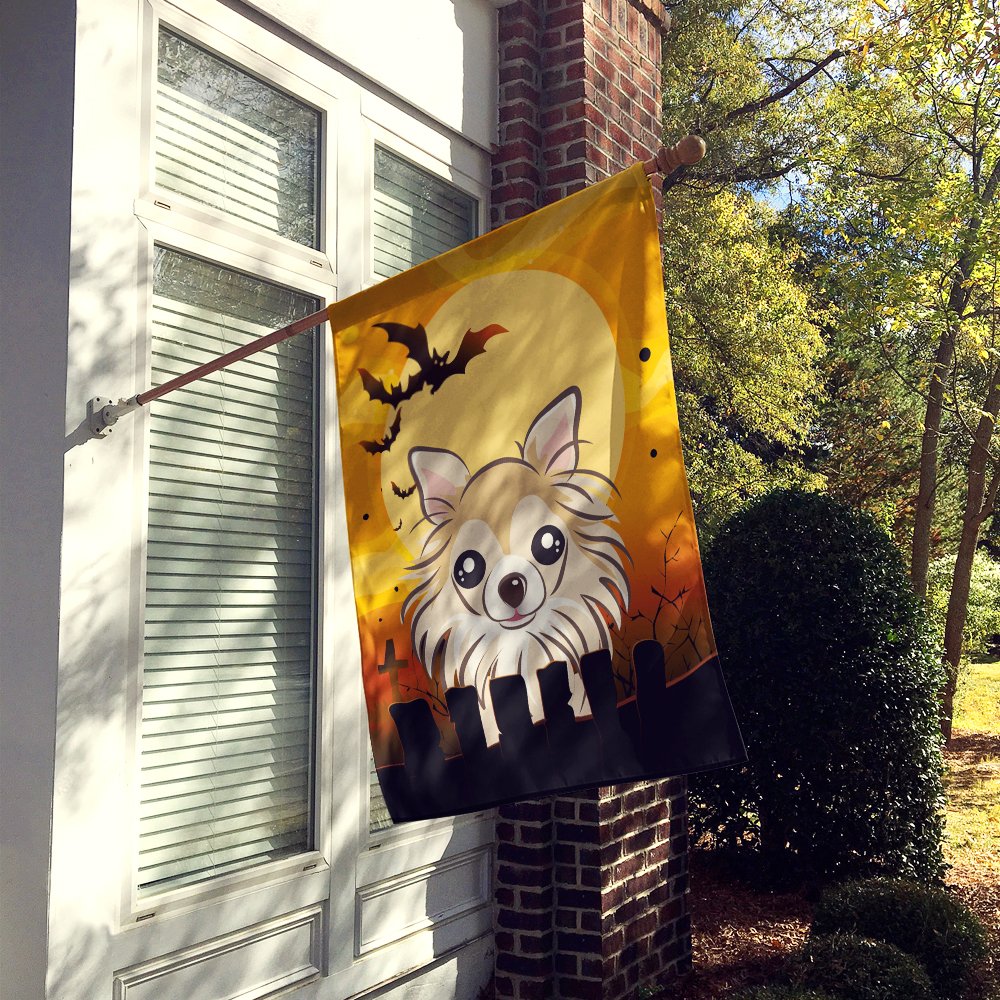 Caroline's Treasures BB1809CHF Halloween Chihuahua Canvas House Size Flag, Multicolor, Large