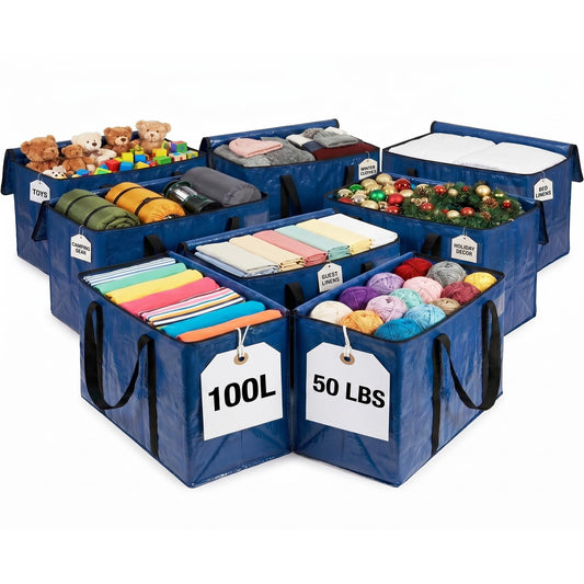 ClearSpace Heavy Duty Moving Bags or Storage Bag, 8 Pack – Large Moving Boxes with Backpack Straps, Zippers & Handles – Perfect for College Dorm, Traveling, Camping, Christmas Decorations 🍁 All In One Marketplace Canada