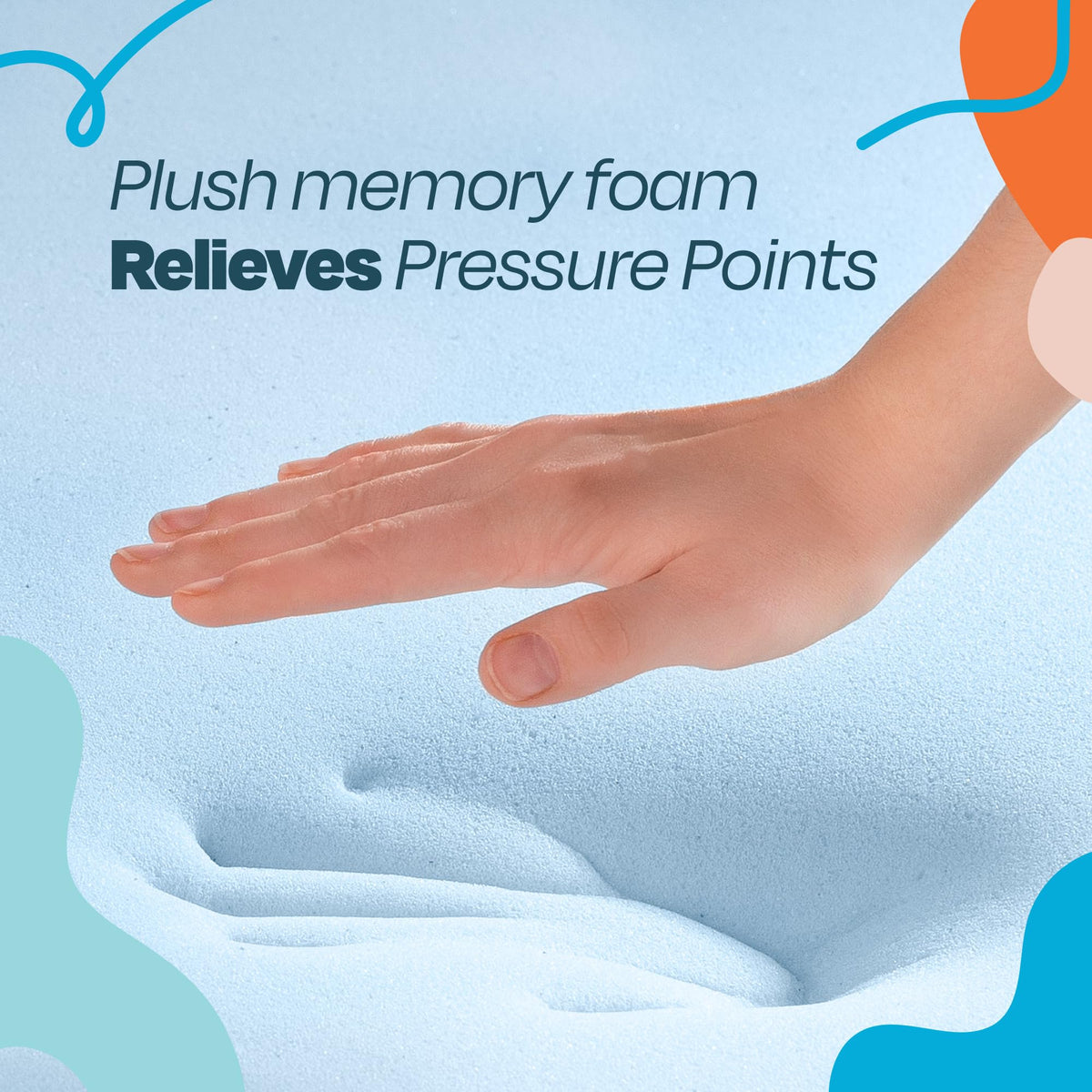 Linenspa 3 Inch Memory Foam Mattress Topper, Gel Infused Queen Mattress Topper, CertiPUR-US Certified 🍁 All In One Marketplace Canada