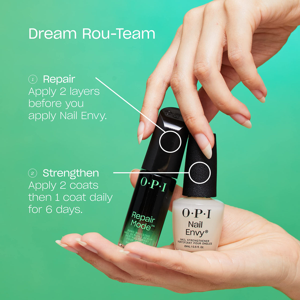 OPI Nail Envy Nail Strengthener Clear | Strengthening Nail Polish Treatment | Strengthen Weak & Thin Nails 🍁 All In One Marketplace Canada