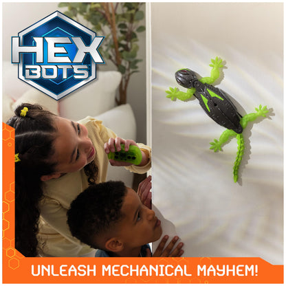 HEX Bots Wall Crawler Gecko with Official Wall Climber Technology, Rechargeable Remote Control Robot Kids Toys, Prank Toys for Boys & Girls Ages 4 & Up 🍁 All In One Marketplace Canada