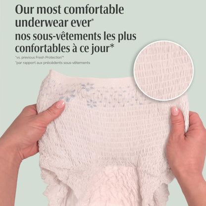 Depend FIT-FLEX Adult Incontinence Underwear for Women, Maximum Absorbency, M, Blush, 30 Count 🍁 All In One Marketplace Canada