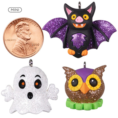 Hallmark Keepsake Miniature Christmas Ornament 2022, Vintage Halloween Cuties, Mini Set of 3