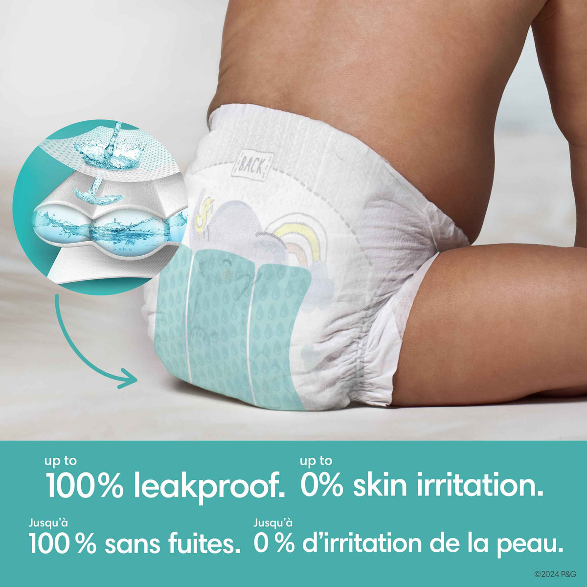 Pampers Swaddlers Diapers, Size S8, Absorbent, Keeps Baby Dry and Comfortable, Skin Safe Disposable Baby Diaper, 1 Pack (Count of 58) 🍁 All In One Marketplace Canada