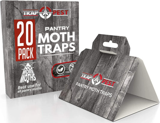 20 Pack Pantry Moth Traps - Safe and Effective for Food and Cupboard - Glue Traps with Pheromones for Pantry Moths - Trap a Pest 🍁 All In One Marketplace Canada