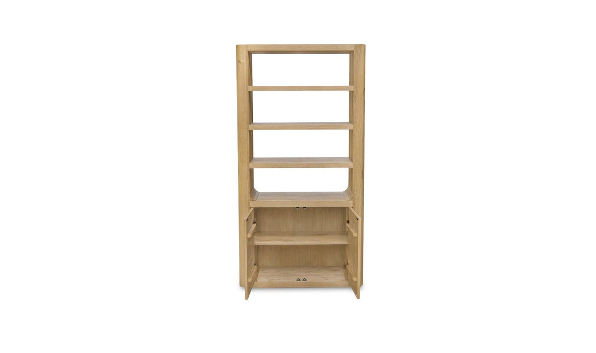 Bramwell Tall Cabinet Rustic Oak