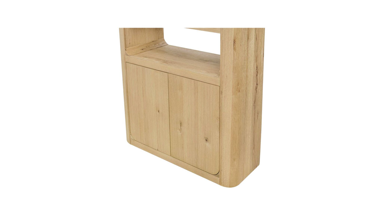 Bramwell Tall Cabinet Rustic Oak