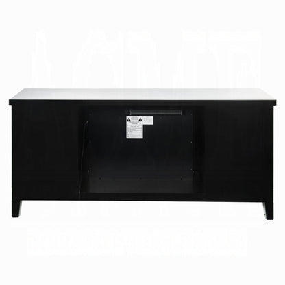 Brilliance Luxury Mirrored TV Stand/Fireplace - Clear