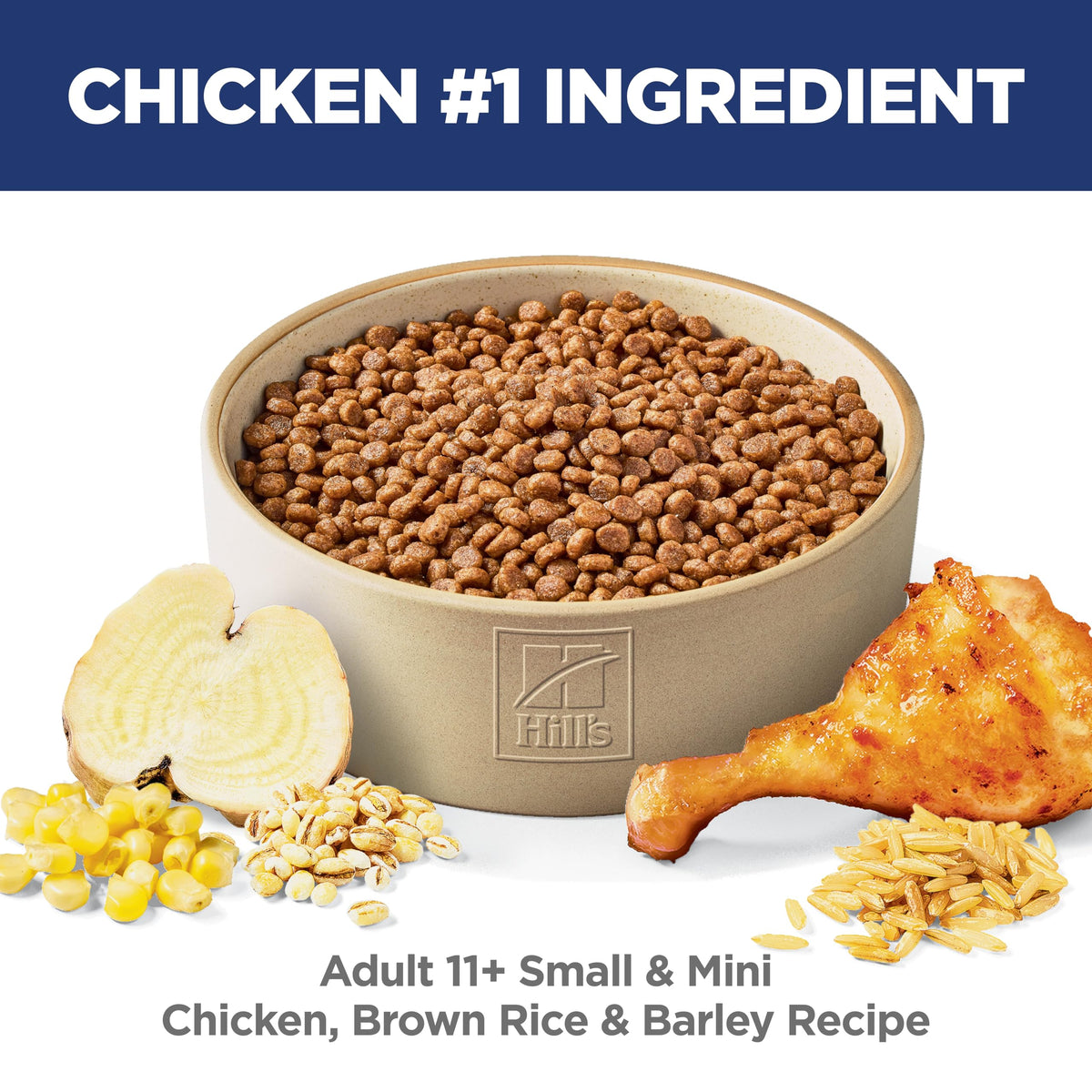 Hill's Science Diet Senior 11+ Small & Mini Chicken Meal, Barley & Brown Rice Recipe Dry Dog Food 2.04 kg Bag 🍁 All In One Marketplace Canada