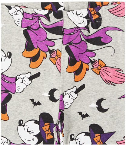 Disney | Marvel | Star Wars Toddler Girls' Pajama Set, Minnie/Halloween, 3T