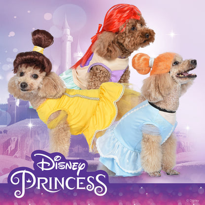 Disney: Halloween Disney Princess Belle Costume - Medium - | Disney Princess Halloween Costumes for Dogs, Officially Licensed Disney Dog Halloween Costume