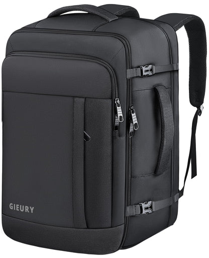 Carry On Backpack, 50L Travel Backpack, Luggage Backpack TSA Flight Approved Laptop Backpack for Men & Women, Large Expandable Backpack 40L Daypack Lightweight Business Weekender Bag, Black 🍁 All In One Marketplace Canada