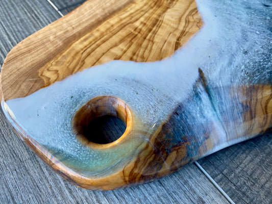 Olive Wood Charcuterie Board - AURABAGS SHOP