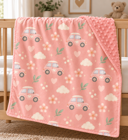 Couverture minky douce escapade 🌸 petite