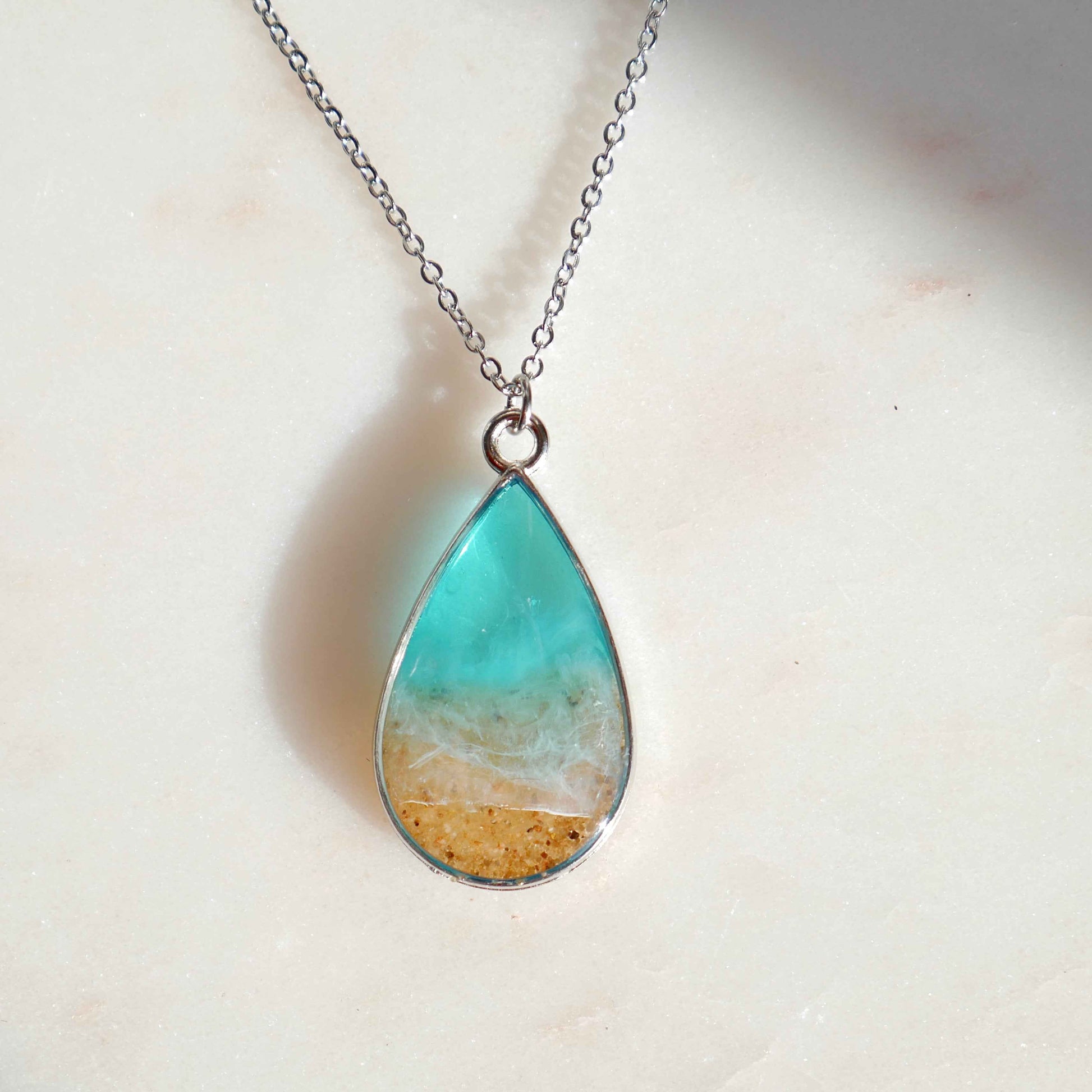 Collier Tulum - goutte (grand)
