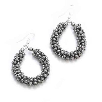 Beaded Loop Earrings