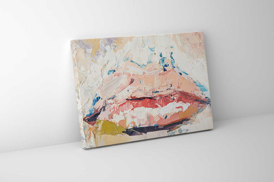 Leinwand-Wandbild – Spachteltechnik – Gedrucktes Kunstwerk