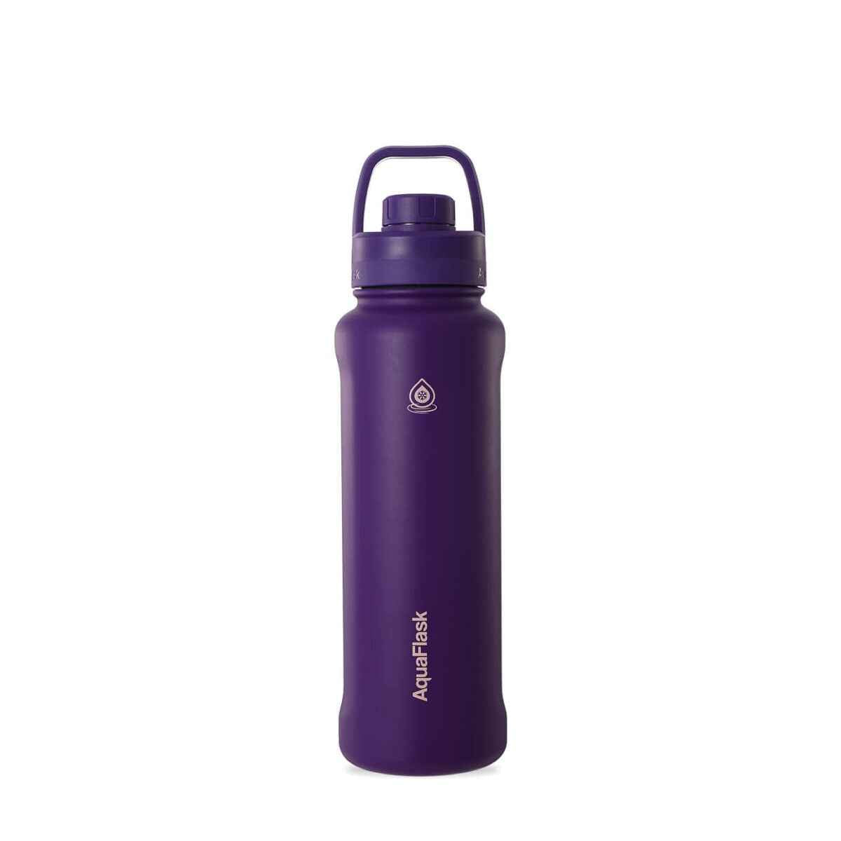 AquaFlask 1080ml (40oz) Stainless Steel Water Bottle with Sports Lid – Hot & Cold, Leakproof, BPA-Free