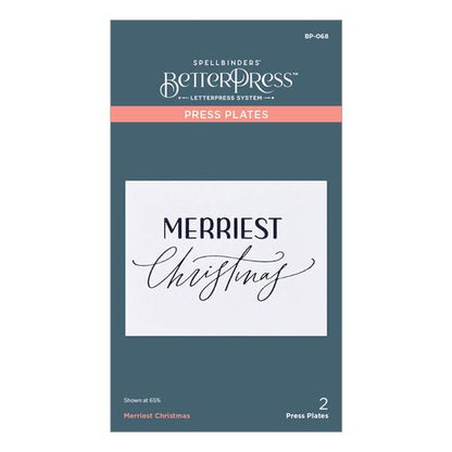 Merriest Christmas Press Plate from the BetterPress Christmas Collection