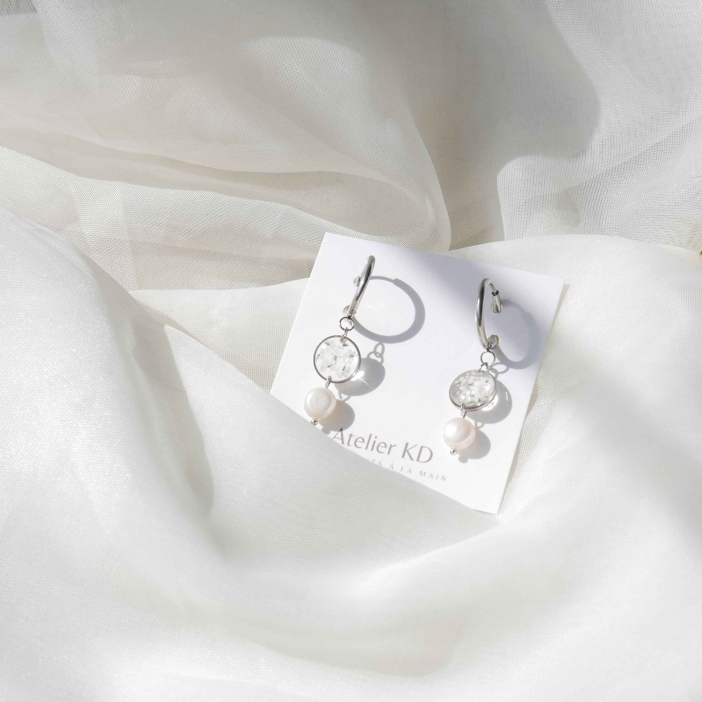 Boucles d'oreilles Perla  - Lola rond