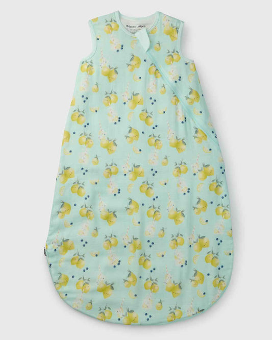 Baby Bamboo Muslin Sleep Sack 0.5 TOG - Lemon Squeezy