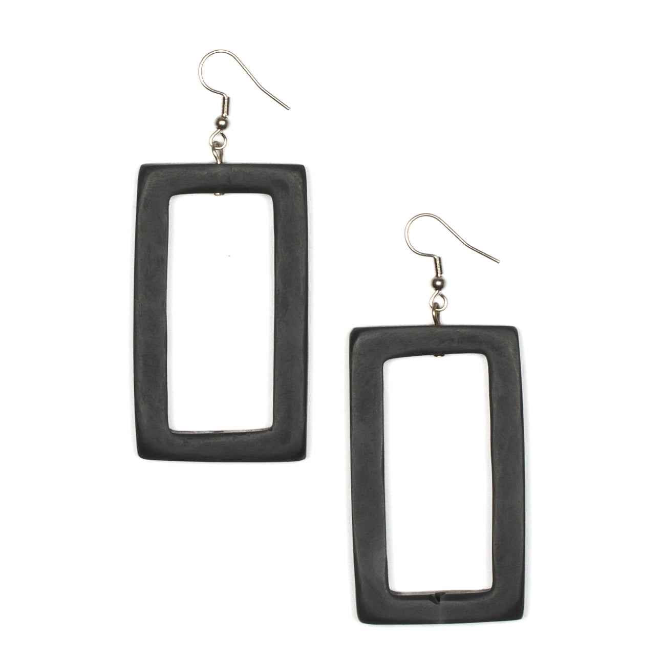 Resin Rectangular Earring