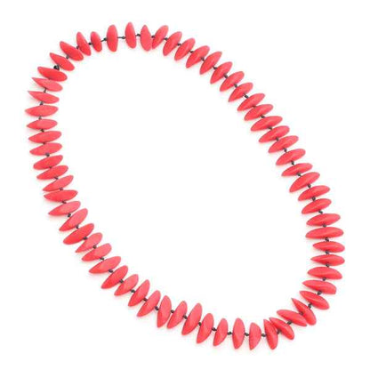Resin Slice Bead Necklace