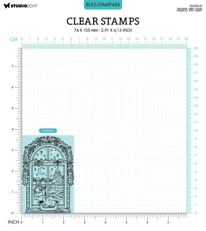 BL Clear Stamp Snowy Day By Laurens 89x64x3mm 1 PC nr.486