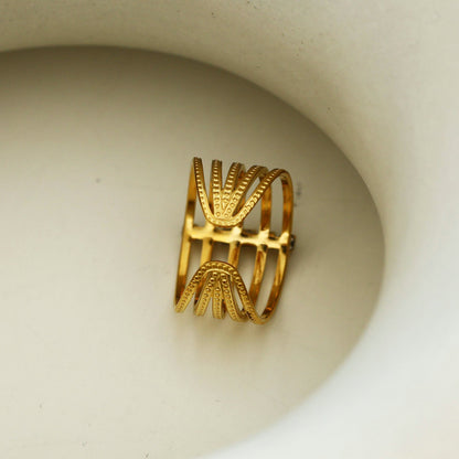 BONDY Multi Stacked Zirconia Ring