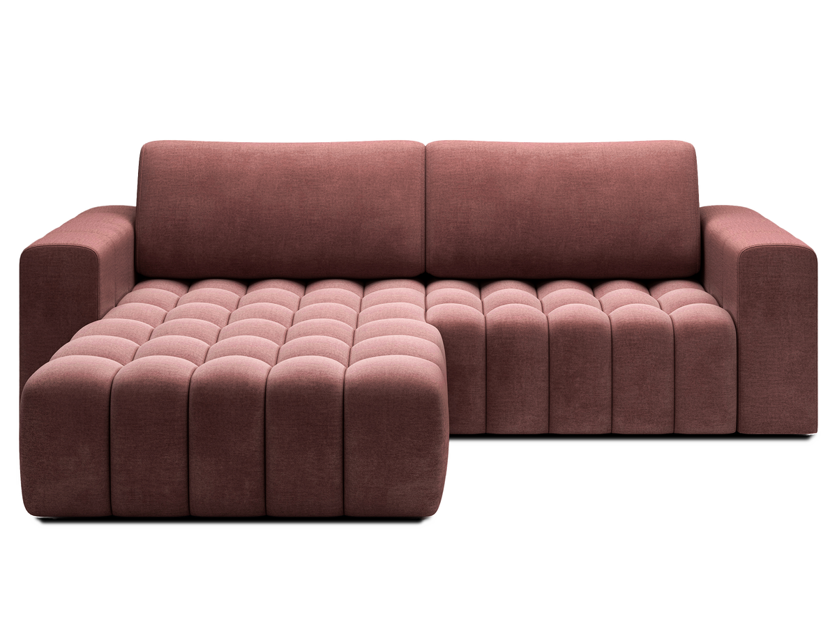 Bonett 4 Seater Storage Sleeper Chaise Sofa - Plum