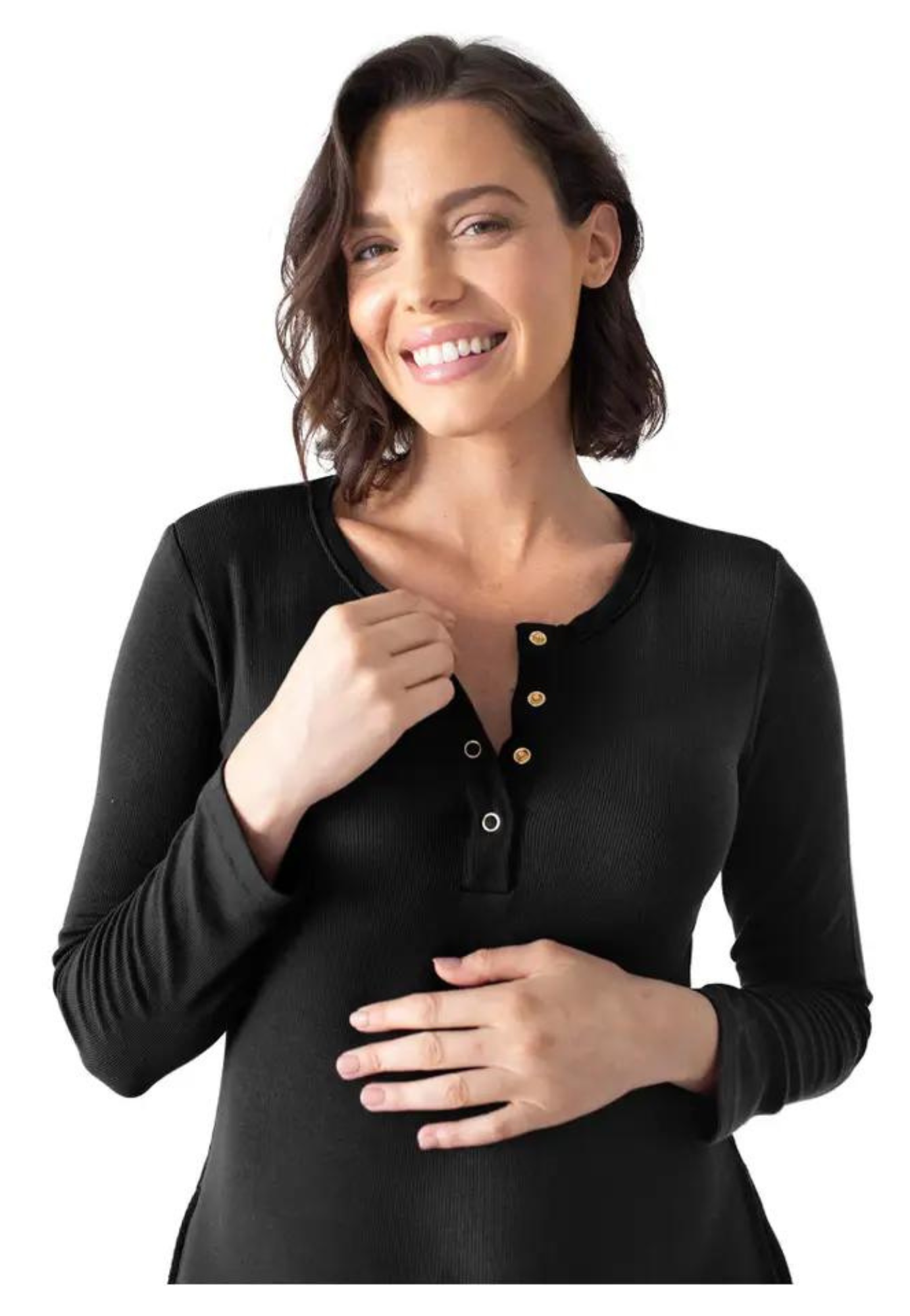 Bamboo Maternity and Nursing Nightgown