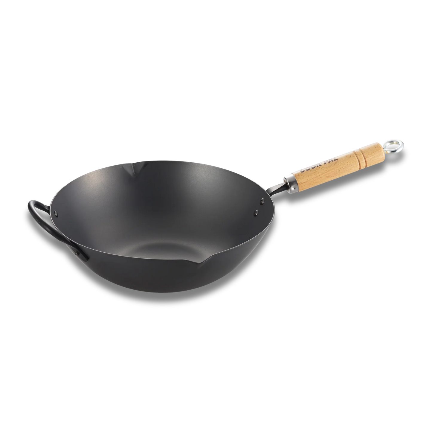 Yoshikawa Cook-Pal Ren Carbon Steel Wok 36cm | Made in Japan