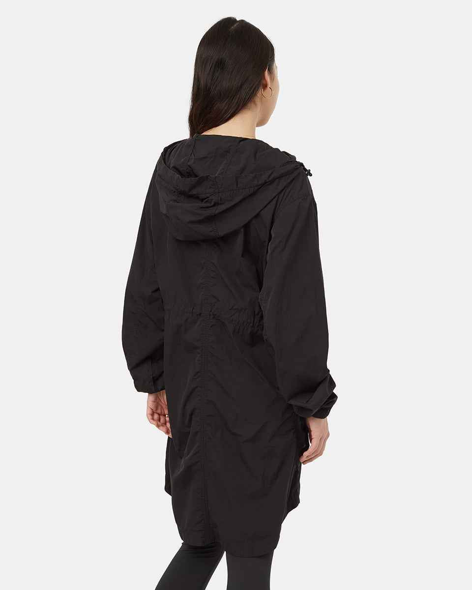 Recycled Nylon Long Jacket